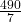 \frac{490}{7}