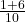 \frac{1 + 6}{10} 