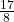  \frac{17}{8} 