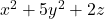 x^2 + 5y^2 + 2z
