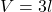  V = 3l 