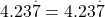 4.23\overset.7 = 4.23\overset.7 