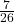\frac{7}{26}
