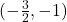 (-\frac{3}{2},-1)