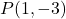  P(1, -3) 