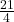 \frac{21}{4}