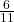 \frac{6}{11} 
