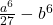  \frac{a^6}{27}-b^6 