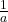 \frac1a
