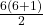  \frac{6(6 + 1)}{2}  