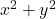  x^2 + y^2 