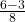 \frac{6 - 3}{8}