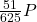  \frac{51}{625}P 