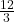 \frac{12}{3}
