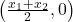 \left(\frac{x_1 + x_2}{2}, 0\right)