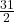 \frac{31}{2}