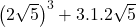  \left(2\sqrt5\right)^3+3.1.2\sqrt5 