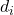  d_i 