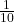 \frac1{10} 