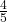 \frac{4}5 