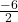 \frac{-6}{2}