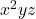 x^2 yz