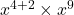  x^{4+2} \times x^9 