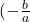 (-\frac{b}{a}