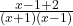  \frac{x-1+2}{\left(x+1\right)\left(x-1\right)} 