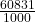  \frac{60831}{1000}
