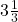 3\frac{1}{3} 