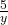 \frac5y 