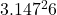  3.14 &times;7^2&times;6 