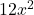 12x^2