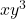  xy^3 