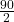 \frac{90&deg;}{2}