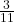 \frac{3}{11} 
