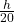 \frac{h}{20}