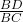 \frac{BD}{BC}