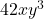 42xy^3