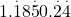  1.\overset.18\overset.5 &divide; 0. \overset.2\overset.4  