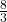  \frac{8}{3} 