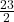 \frac{23}{2}