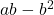 ab - b^2