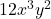 12x^3 y^2