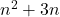  n^2 + 3n 
