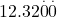 12.32\overset.0\overset.0  