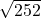 \sqrt{25 &times; 2}