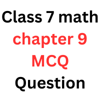 Class 7 Math Chapter 9 MCQs And Answers